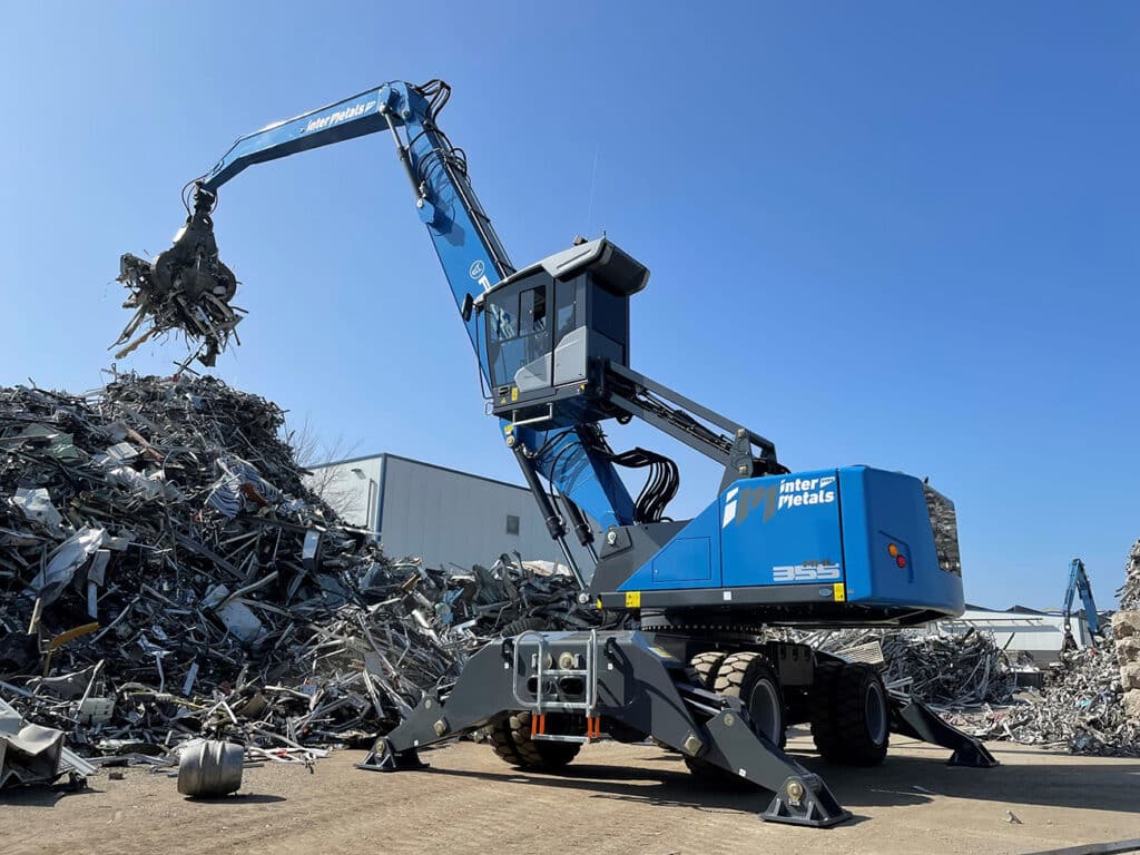 Nieuwe Fuchs primeur voor Inter Metals, een Fuchs MHL355F