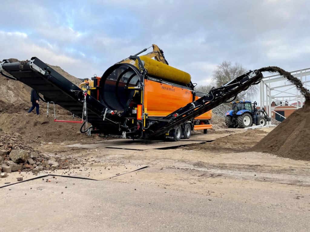 Marktleider voor trommelzeven. Eenvoudige maar zéér betrouwbare machines