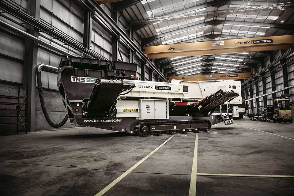 Nauwkeurig en efficiënt scheiden van ijzer, non-ferro metalen en lights met de nieuwe Terex Ecotec TMS320