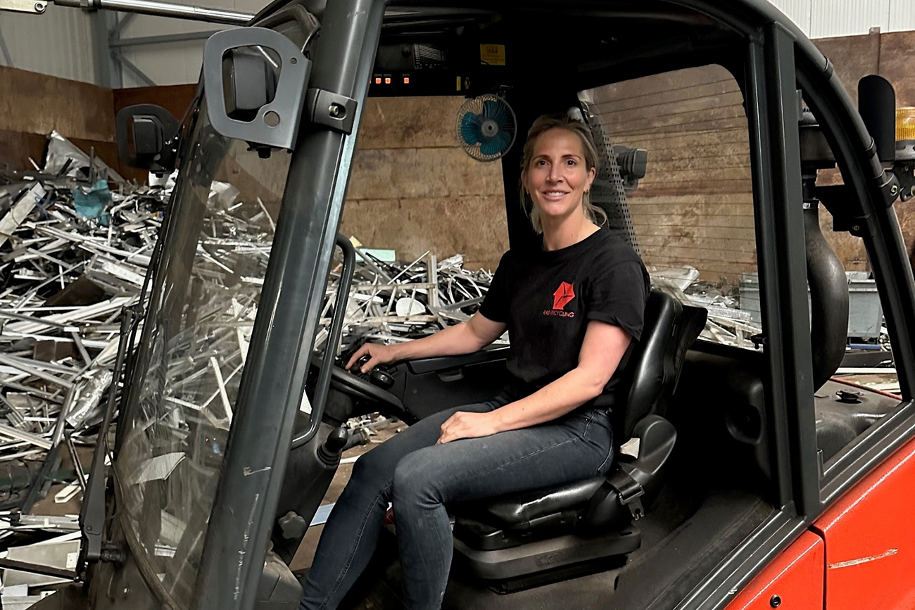 Van politieagente tot mede-eigenaar van een recyclingbedrijf 11