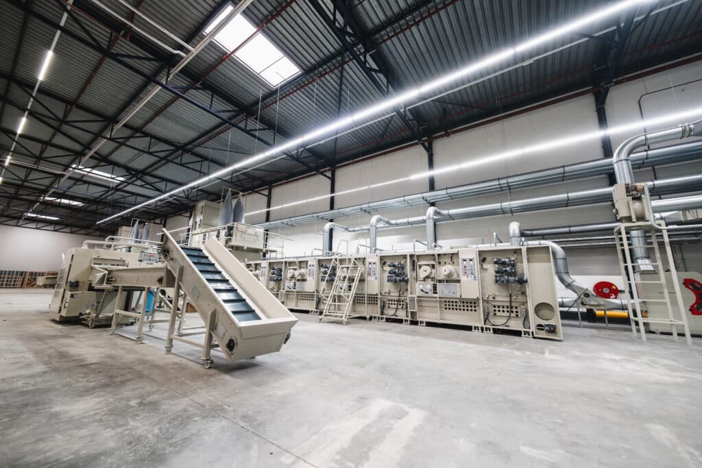 Textielfabriek brengt drie essentiële recyclingstappen onder één dak samen 1