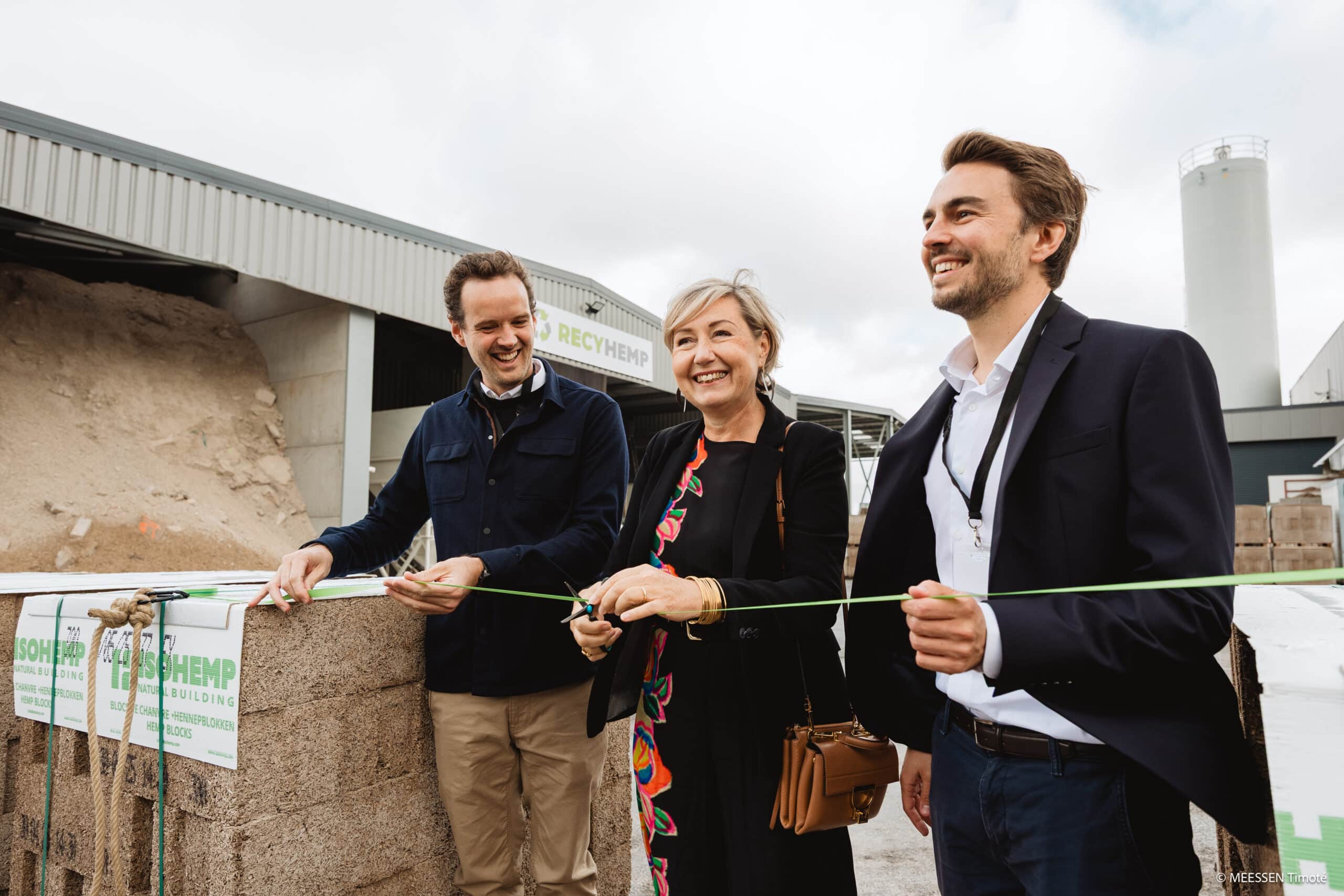 Primeur: eerste lijn voor recycling van hennep beton 6