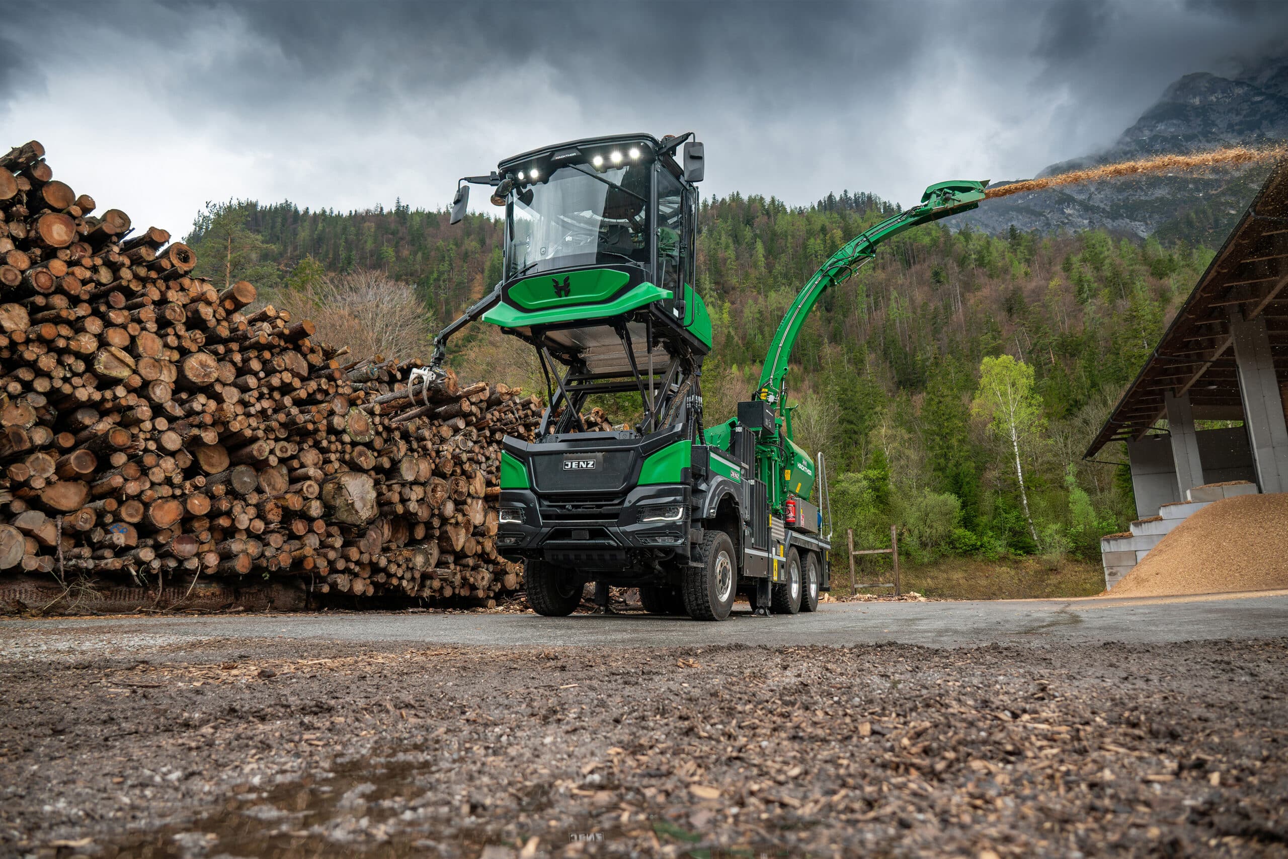Sloophout versnipperen: van compacte kracht tot chippertrucks 4