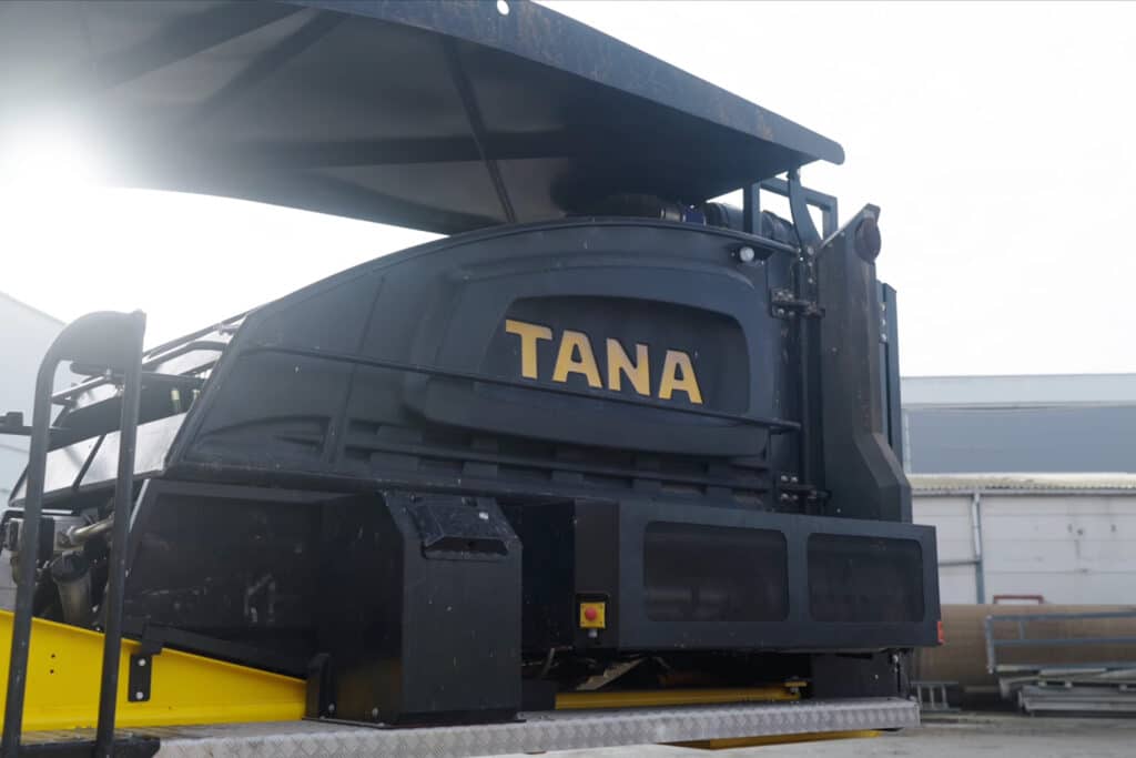 Smart Equipment toont krachtige afvalverwerking bij André Celis met Tana Shark 440 DT Eco 3