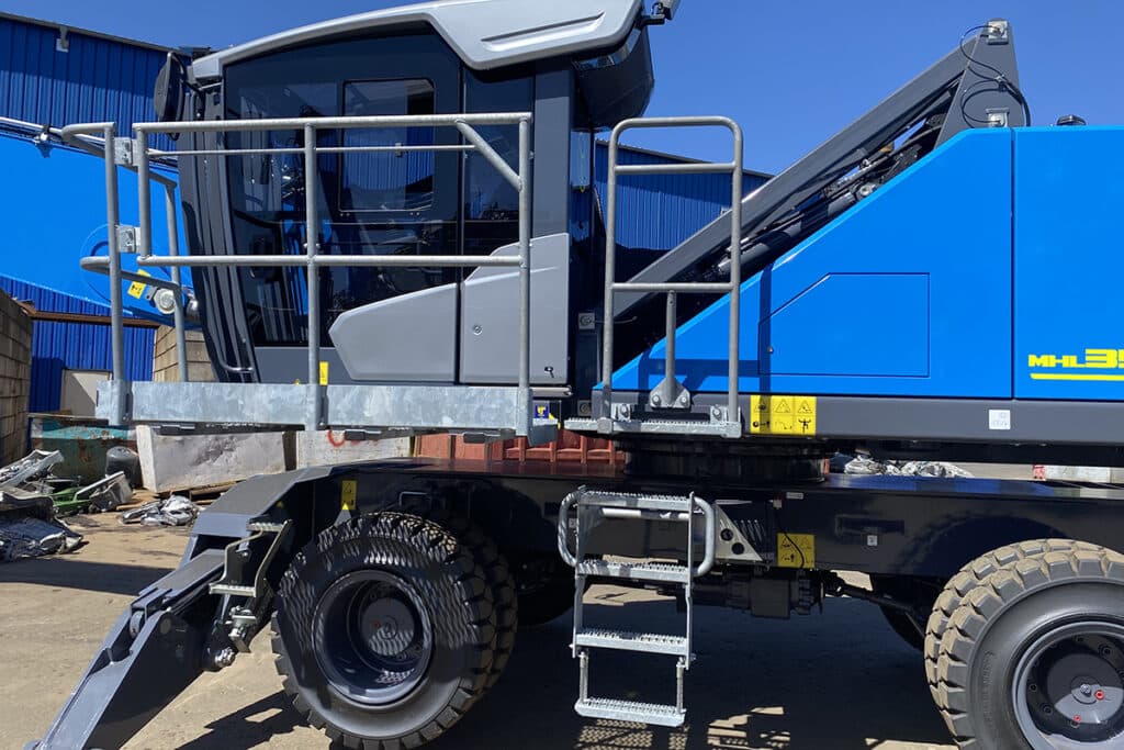 Nieuwe Fuchs MHL350G voor Geerlings Metaalrecyling B.V. in Venlo 3