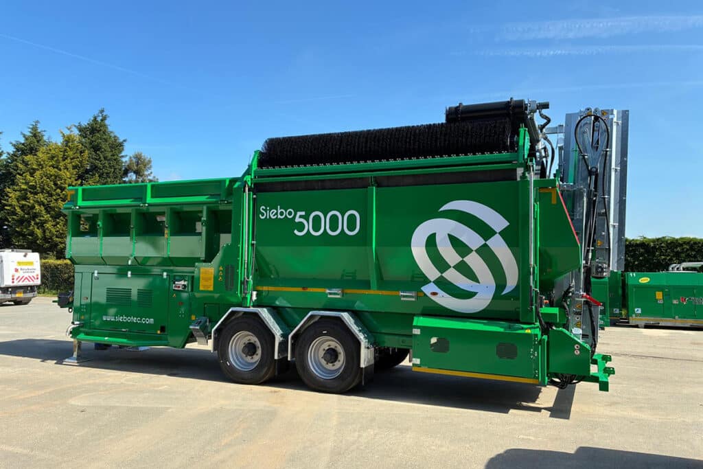 Van der Spek Vianen levert nieuwe Siebotec 5000 trommelzeef aan Kütschruiter Groessen 1