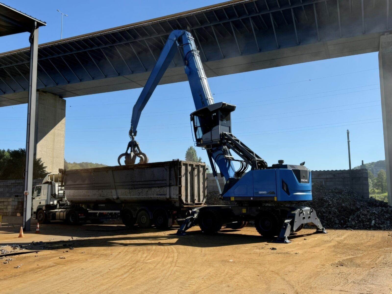 Fuchs MHL350G: krachtige en efficiënte overslagmachine voor intensief gebruik