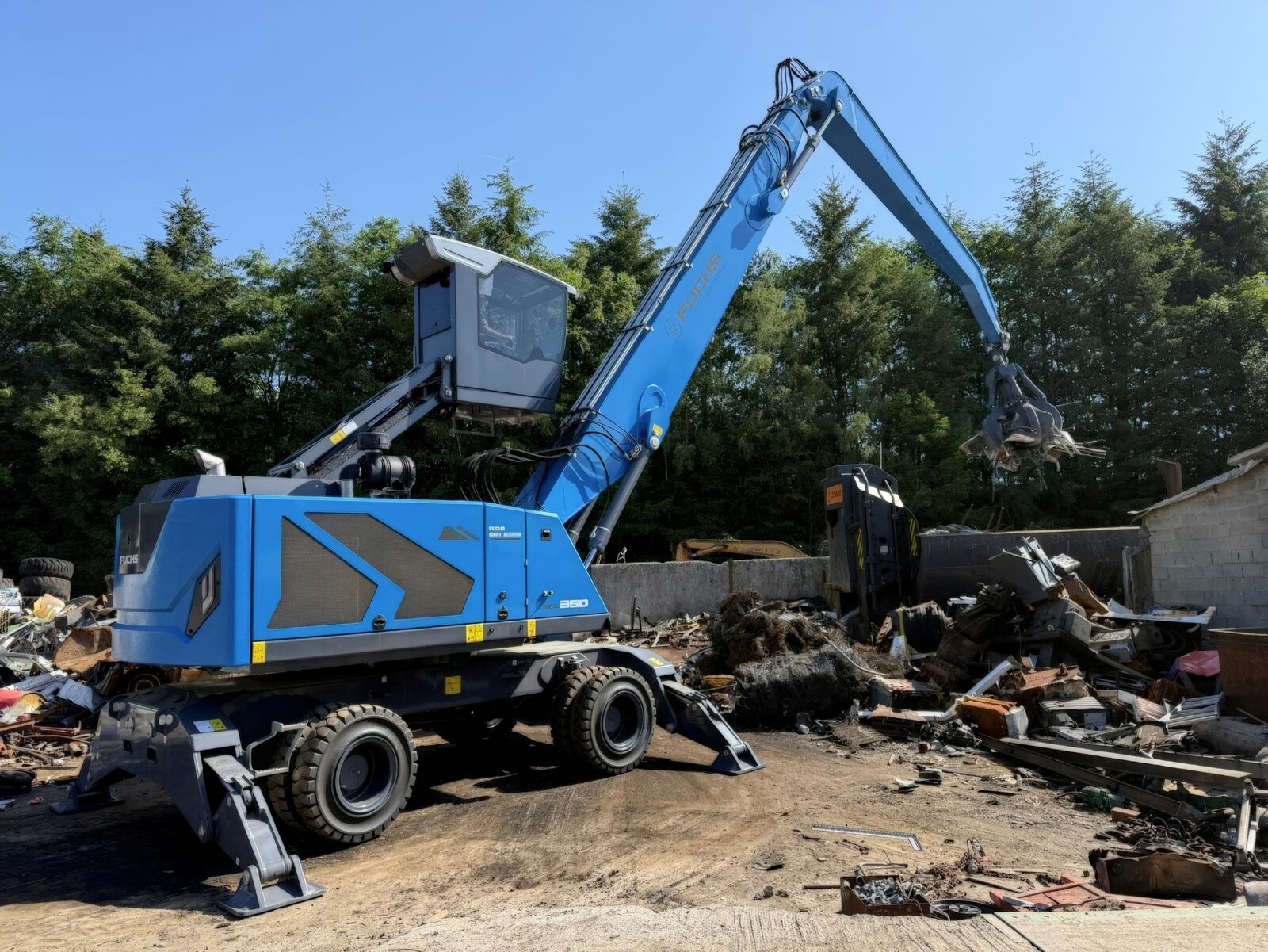 Fuchs MHL350G: krachtige en efficiënte overslagmachine voor intensief gebruik 1